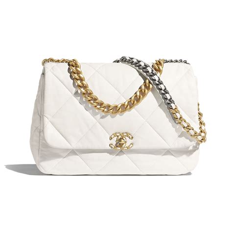 chanel flap bag white gold hardware|chanel flap bag price.